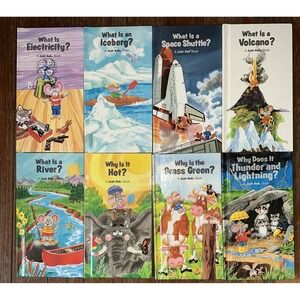 Lot Of 8 Childrens Hardcover Why Is Or What Is "Just Ask Book" By Chris Arvetis